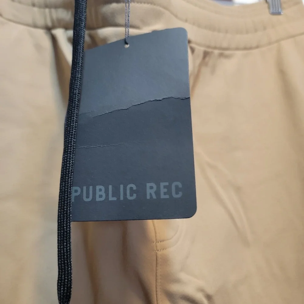 Public Rec All Day Every Day Pants 44x30 Khaki Tan Stretch Pull-On